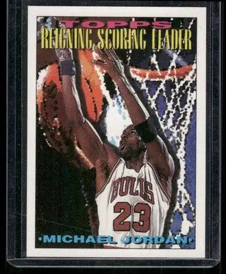 1994 Topps Michael Jordan #384 Reigning Scoring Leader Basketball