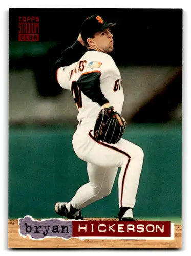 1994 Topps Stadium Club #711 Bryan Hickerson NM-MT Giants ID:72059 - Baseball Card Single