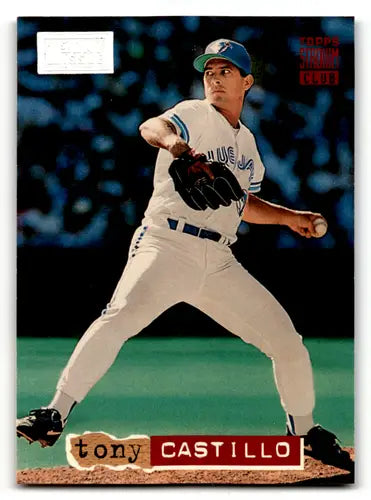 Tony Castillo baseball card from 1994 Topps Stadium Club First Day Issue