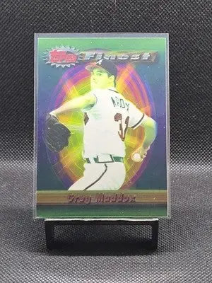 1994 Topps Superstar Sampler - Topps Finest Greg Maddux #209 - Baseball Card Single