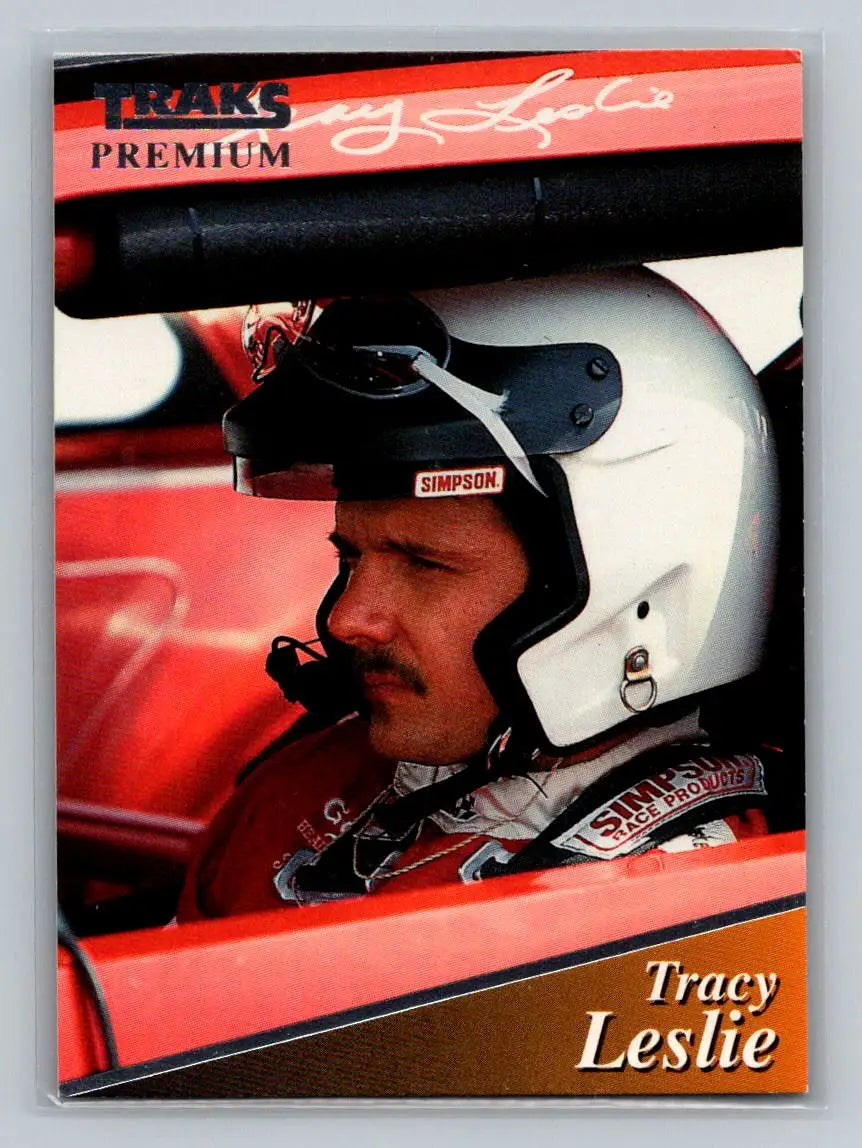 1994 Traks #127b Tracy Leslie Parker Racing - Racing Card Single