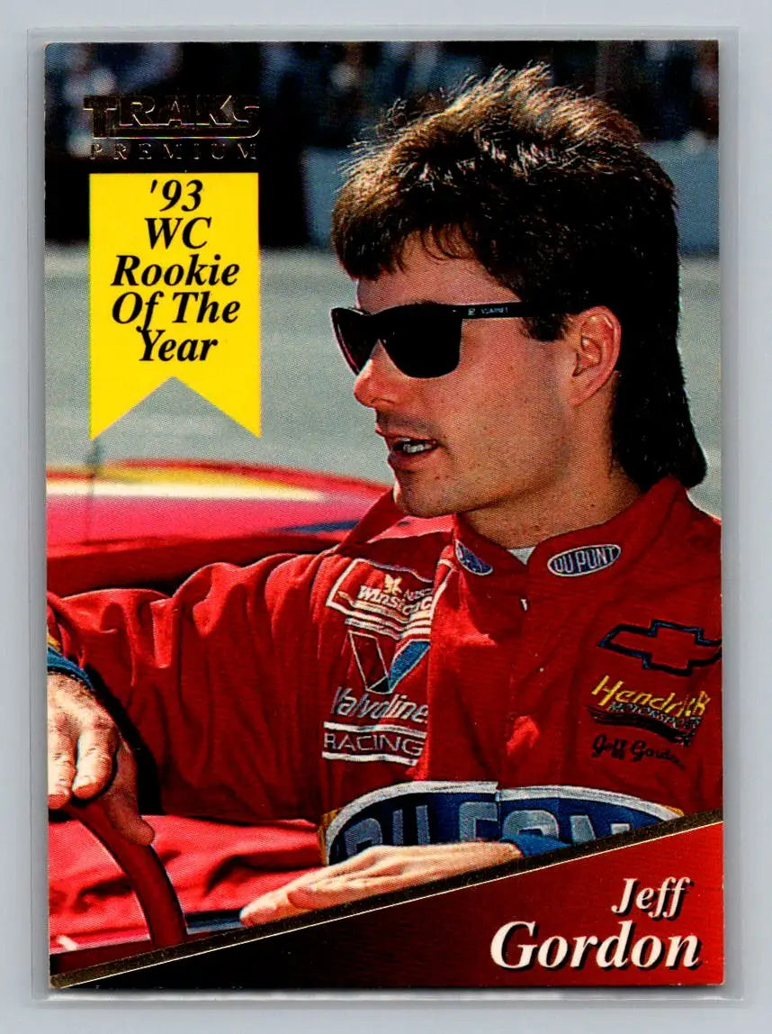 1994 Traks #36 Jeff Gordon Hendrick Motorsports - Racing Card Single