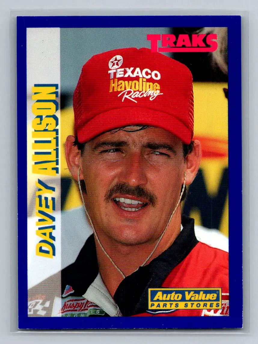 1994 Traks Auto Value #37 Davey Allison Robert Yates Racing - Racing Card Single