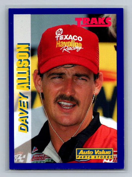 1994 Traks Auto Value #37 Davey Allison Robert Yates Racing - Racing Card Single