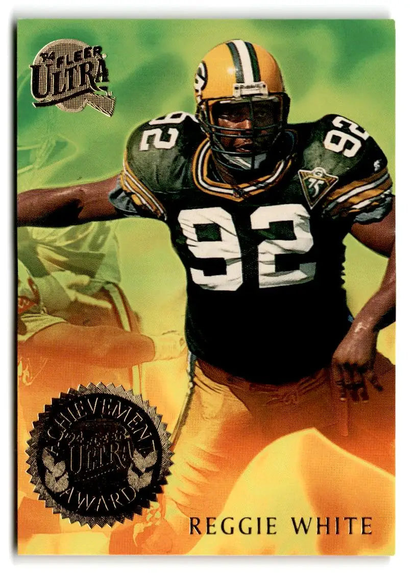 1994 Ultra #10 Reggie White Ultra Achievement Awards - Football Card Single