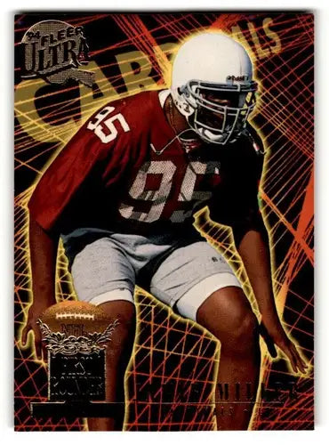 Original gloss Jamir Miller Arizona football trading card from 1994 Ultra series