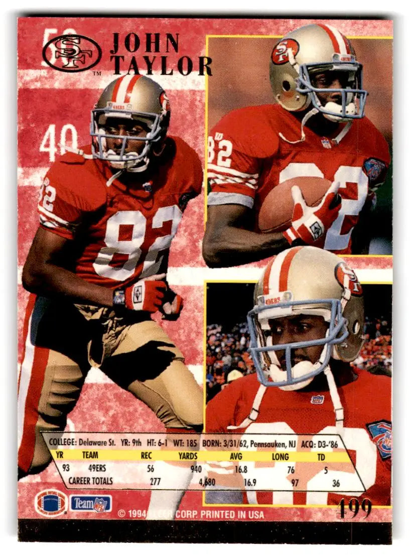 1994 Ultra #499 John Taylor - Football Card Single
