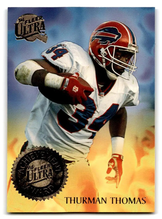 1994 Ultra #9 Thurman Thomas Ultra Achievement Awards - Football Card Single