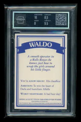 1994 Universal The Little Rascals Promos Waldo #NNO Arena Club 8.5