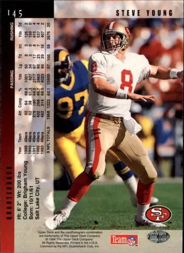 1994 Upper Deck #145 Steve Young NM-MT 49ers - Football Card Single