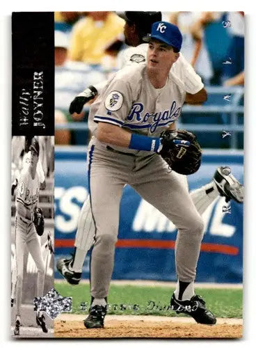 Original gloss Wally Joyner Kansas City Royals baseball card 1994 Upper Deck #169