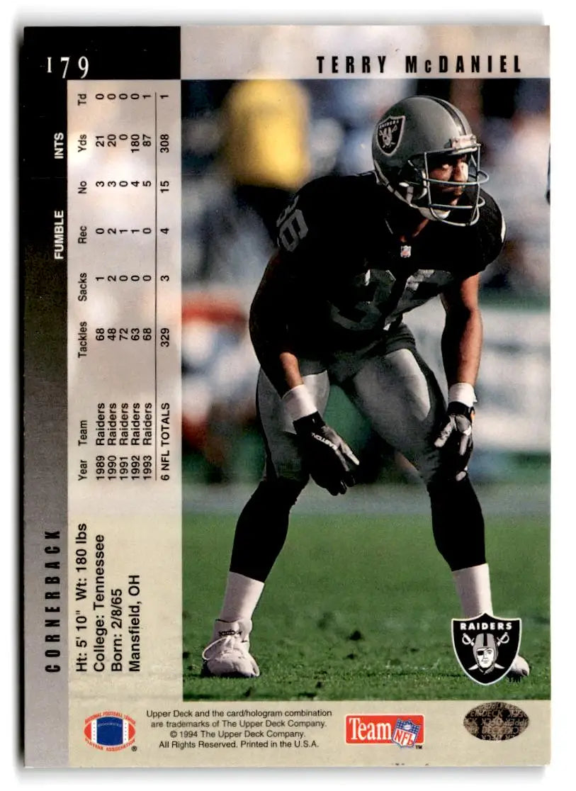 1994 Upper Deck #179 Terry McDaniel Electric - Football Card Single