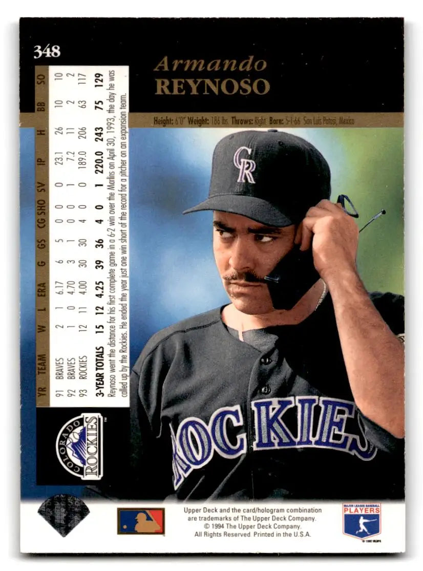 1994 Upper Deck #348 Armando Reynoso Electric Diamond - Baseball Card Single