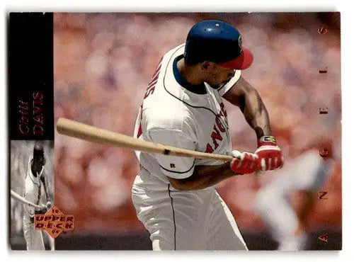 Original gloss Chili Davis California Angels baseball card from 1994 Upper Deck #74