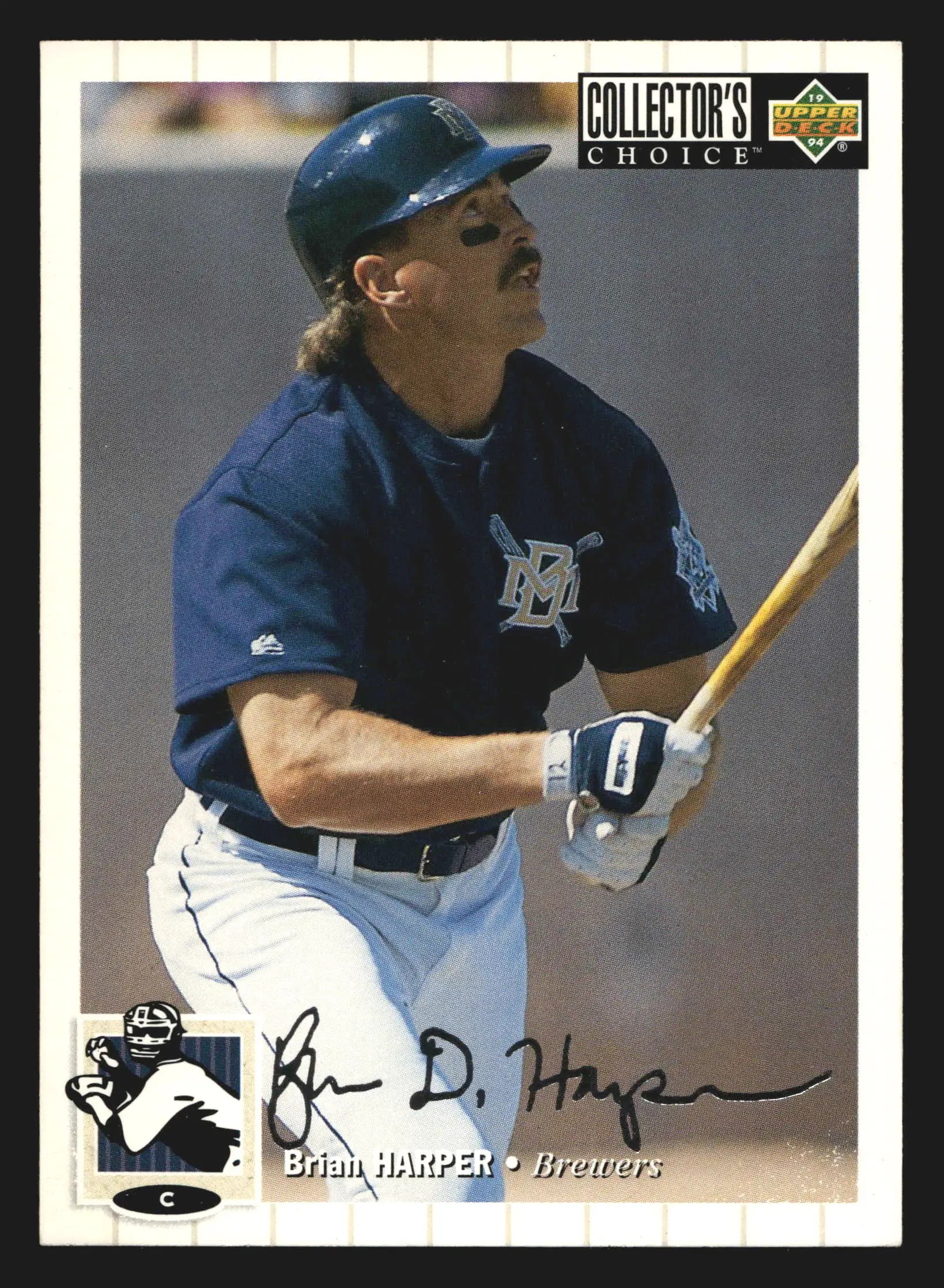 1994 Upper Deck Collector’s Choice #492 Brian Harper Brewers - Baseball Card Single