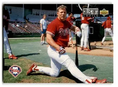 1994 Upper Deck Collector’s Choice Lenny Dykstra #345 Phillies - Baseball Card Single