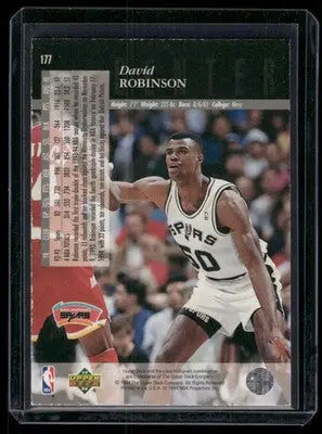 1994 Upper Deck David Robinson #177 Electric Court Basketball - Basketball Card Single