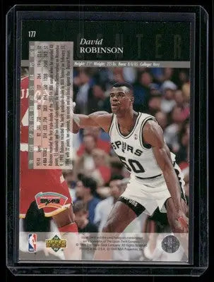 1994 Upper Deck Electric Court David Robinson #177 Basketball - Basketball Card Single