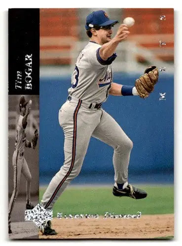 Original gloss 1994 Upper Deck Electric Diamond Tim Bogar baseball card New York Mets