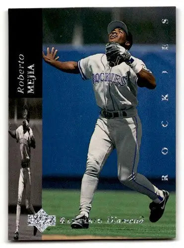 1994 Upper Deck Electric Diamond #105 Roberto Mejia Colorado Rockies ID:59854 - Baseball Card Single