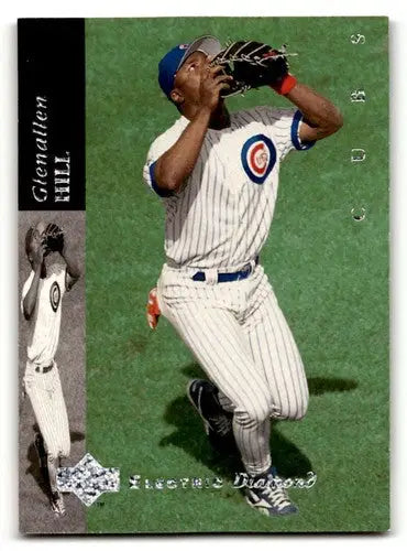 Original gloss Glenallen Hill baseball card from 1994 Upper Deck Electric Diamond series