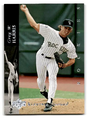 1994 Upper Deck Electric Diamond #194 Greg Harris NM Near Mint Rockies ID:72060 - Baseball Card Single