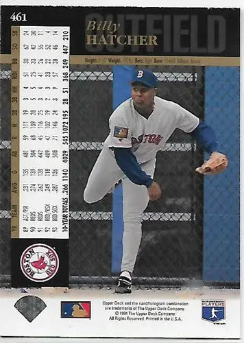 1994 Upper Deck Electric Diamond #461 Billy Hatcher NM Near Mint Red Sox - Baseball Card Single