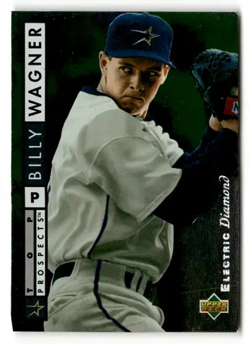 1994 Upper Deck Electric Diamond Billy Wagner baseball card with original gloss and RC design