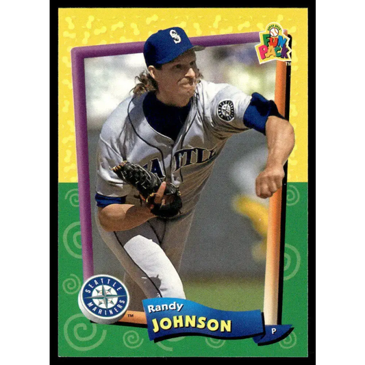 1994 Upper Deck Fun Pack #51 Randy Johnson EX/NM Seattle Mariners Baseball Card - Baseball Card Single