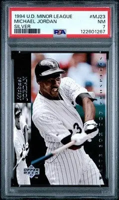 1994 Upper Deck Minor League Michael Jordan #MJ23 Silver Minor PSA 7