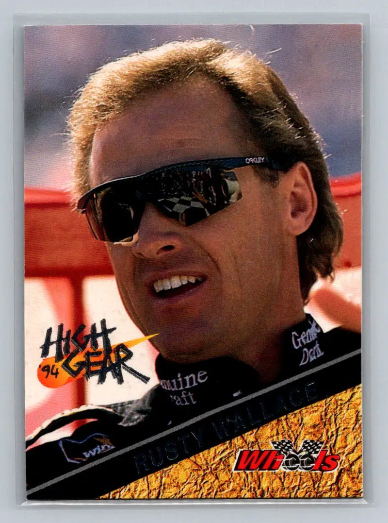 1994 Wheels High Gear #2 Rusty Wallace Penske Racing South - Racing Card Single
