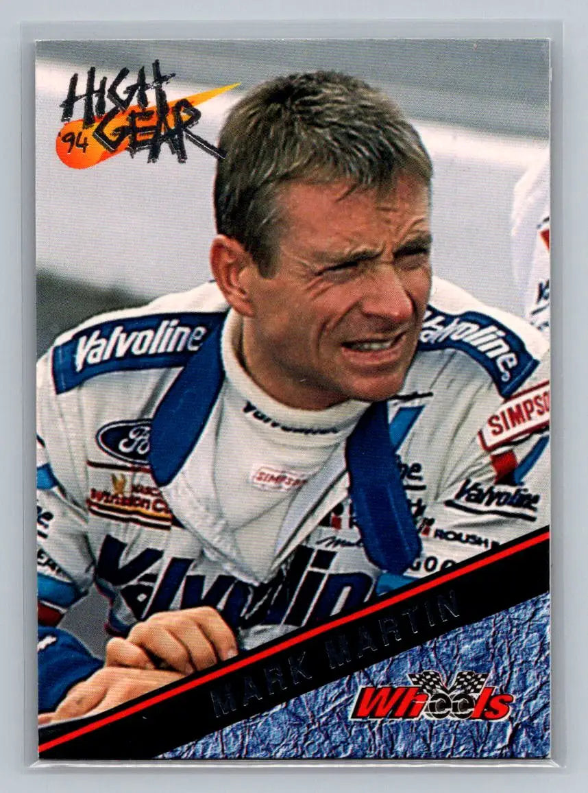 1994 Wheels High Gear #3 Mark Martin Roush Racing - Racing Card Single
