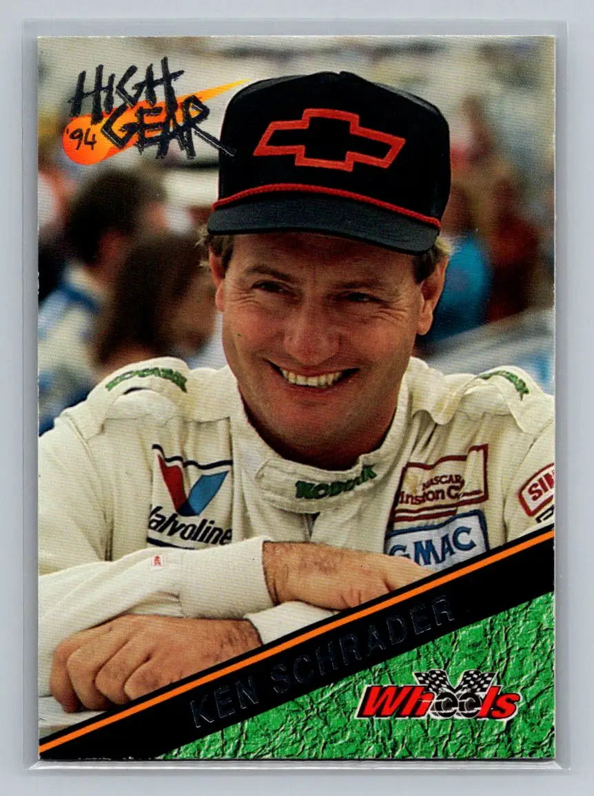 1994 Wheels High Gear #4 Ken Schrader Hendrick Motorsports - Racing Card Single