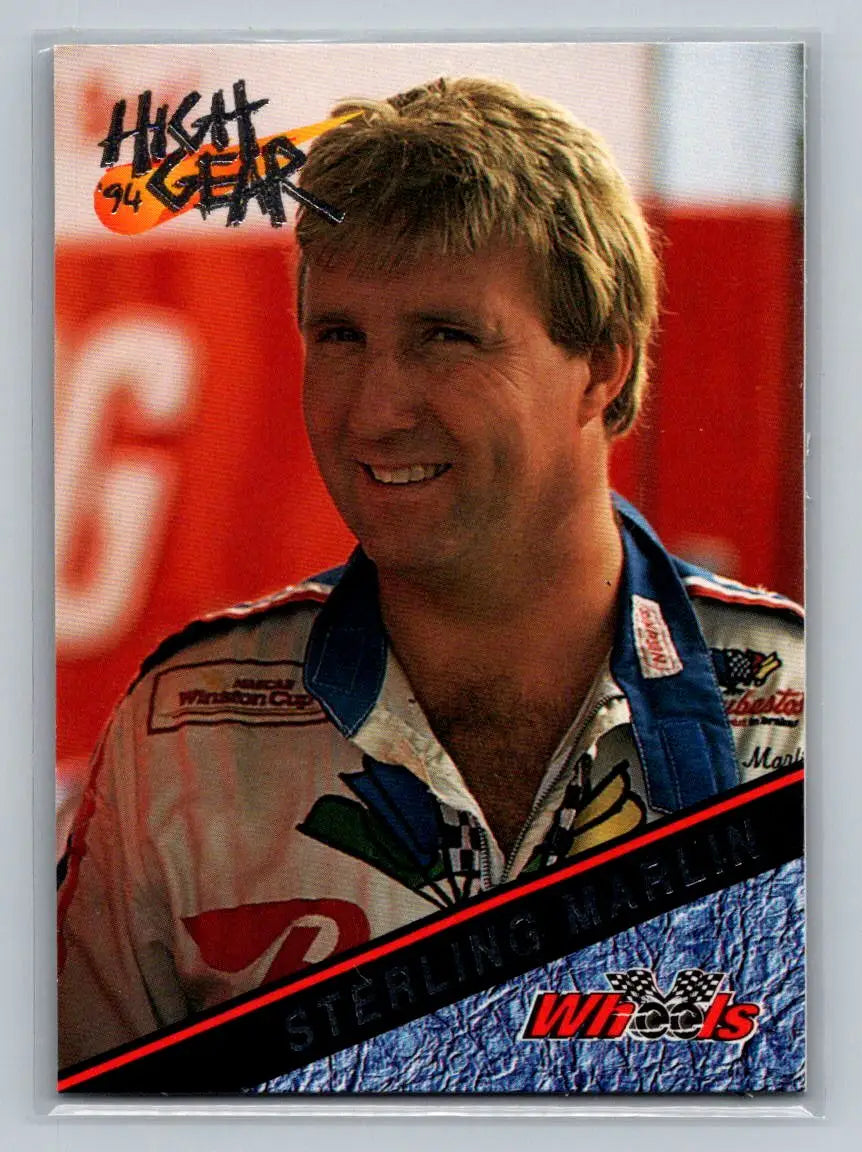 1994 Wheels High Gear #9 Sterling Marlin Stavola Brothers Racing - Racing Card Single