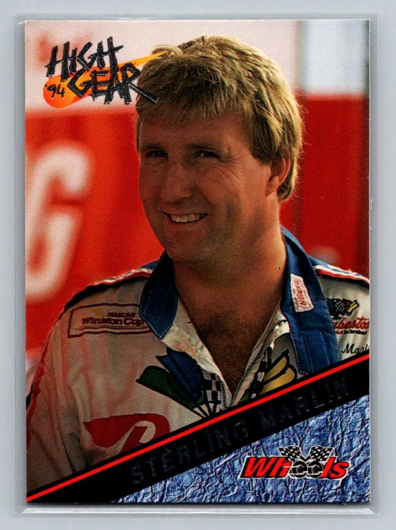 1994 Wheels High Gear #9 Sterling Marlin Stavola Brothers Racing - Racing Card Single