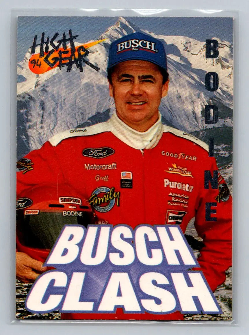 1994 Wheels High Gear #94 Geoff Bodine Bud Moore Engineering - Racing Card Single