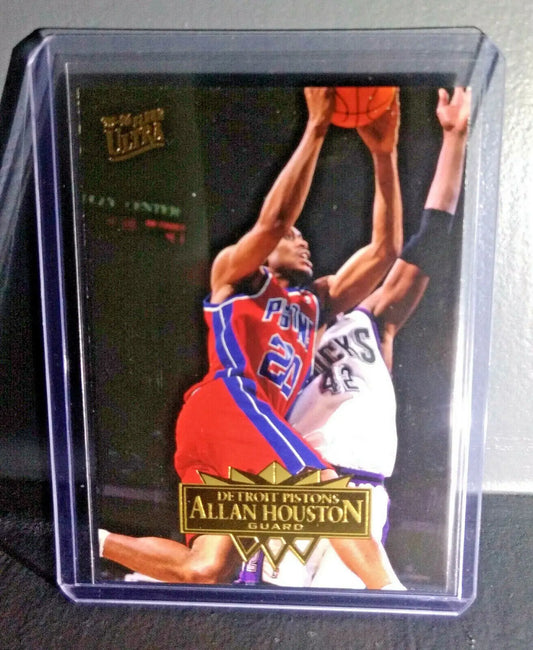 1995-96 Allan Houston Fleer Ultra #53 Basketball Card - Basketball Card Single