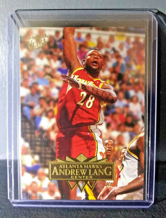 1995-96 Andrew Lang Fleer Ultra #4 Basketball Card - Basketball Card Single