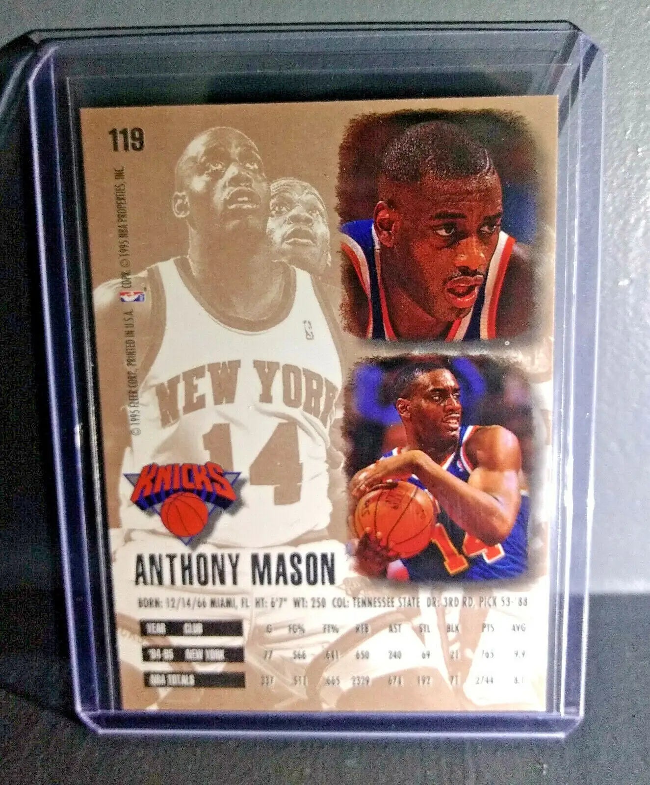 1995-96 Anthony Mason Fleer Ultra #119 Basketball Card - Basketball Card Single