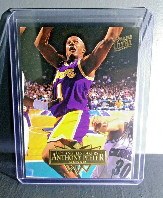 1995-96 Anthony Peeler Fleer Ultra #90 Basketball Card - Basketball Card Single