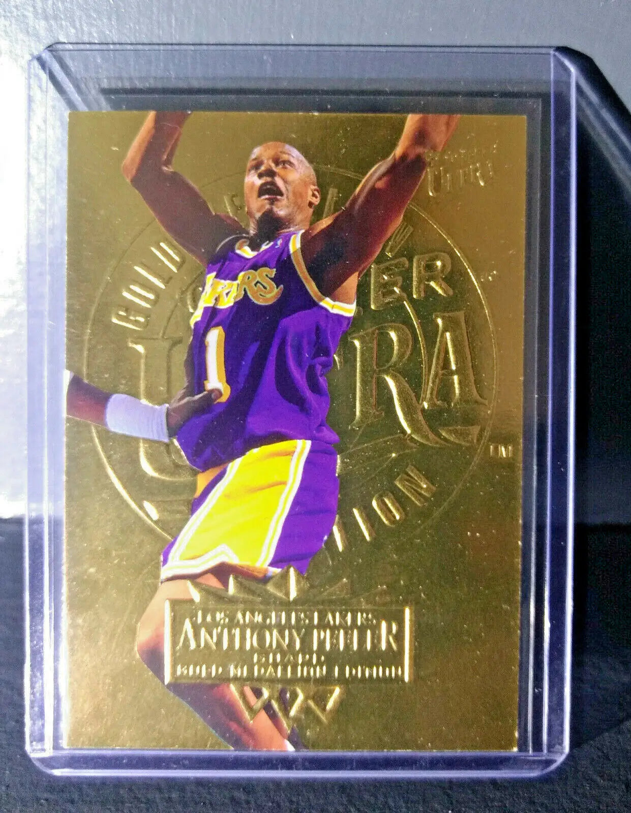 1995-96 Anthony Peeler Fleer Ultra Gold Medallion #90 Basketball Card - Basketball Card Single