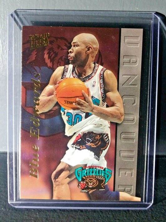 1995-96 Blue Edwards Fleer Ultra #256 Grizzlies Expansion Team Basketball Card - Basketball Card Single
