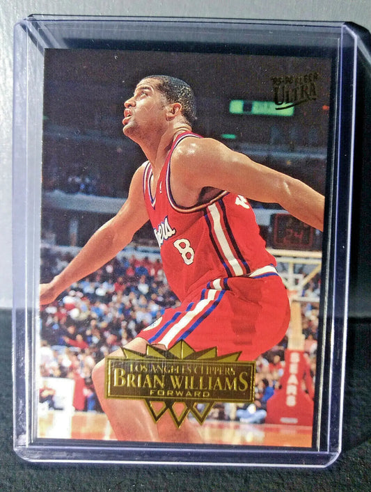 1995-96 Brian Williams Fleer Ultra #224 Basketball Card - Basketball Card Single