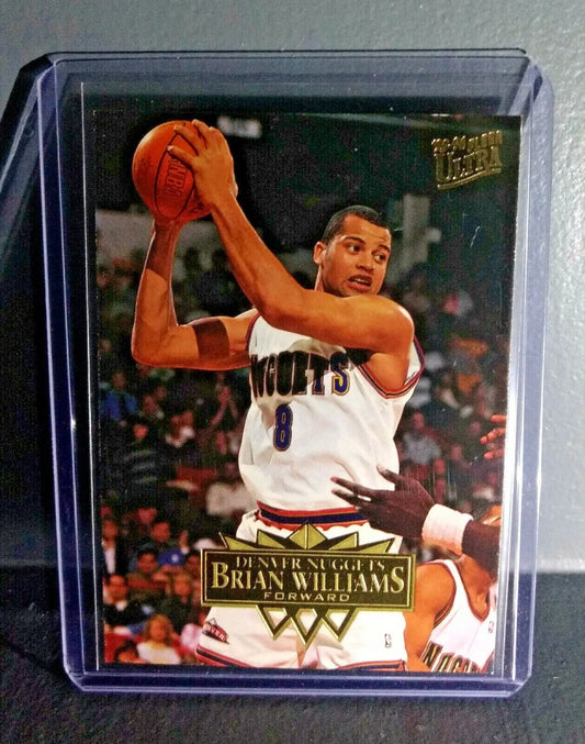 1995-96 Brian Williams Fleer Ultra #49 Basketball Card - Basketball Card Single