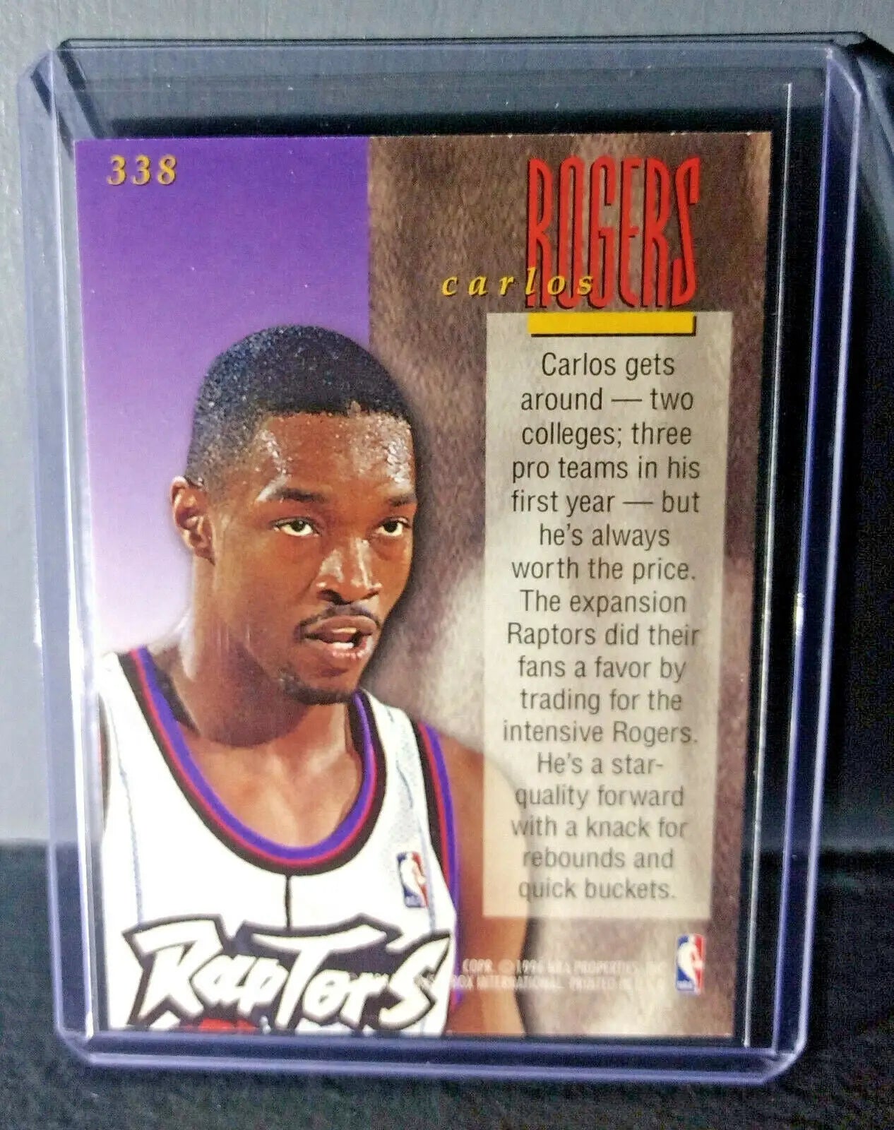 1995-96 Carlos Rogers #338 Ultra Encore Basketball Card - Basketball Card Single