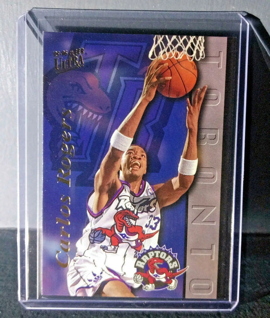 1995-96 Carlos Rogers Fleer Ultra #251 Raptors Expansion Team Basketball Card - Basketball Card Single