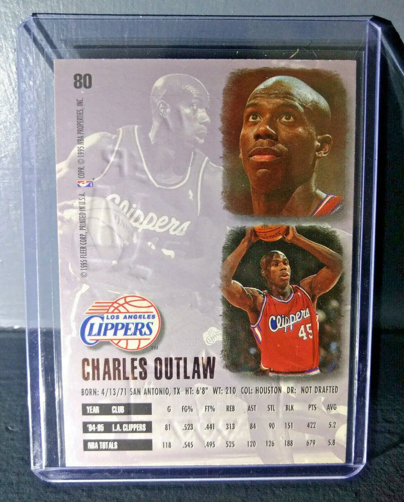 1995-96 Charles Outlaw Fleer Ultra Gold Medallion #80 Basketball Card