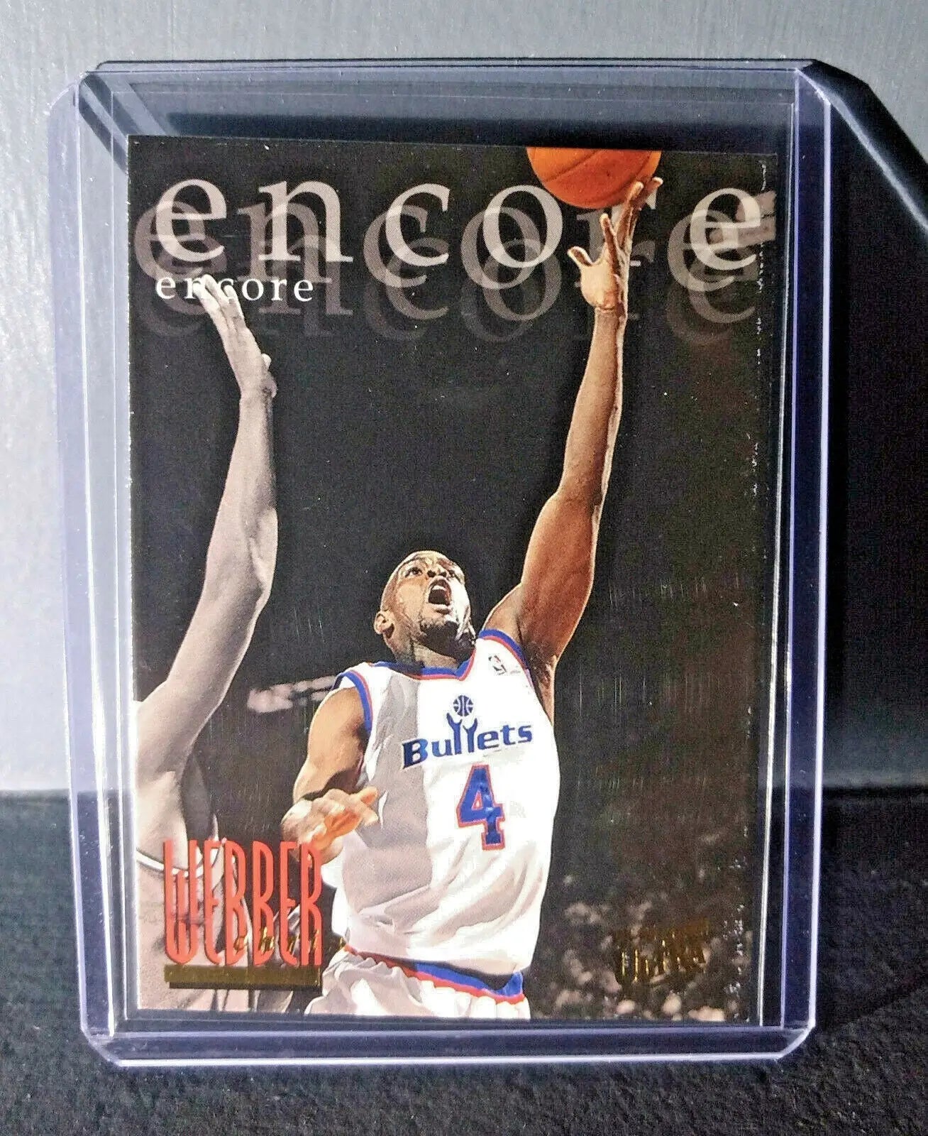 1995-96 Chris Webber #347 Ultra Encore Basketball Card
