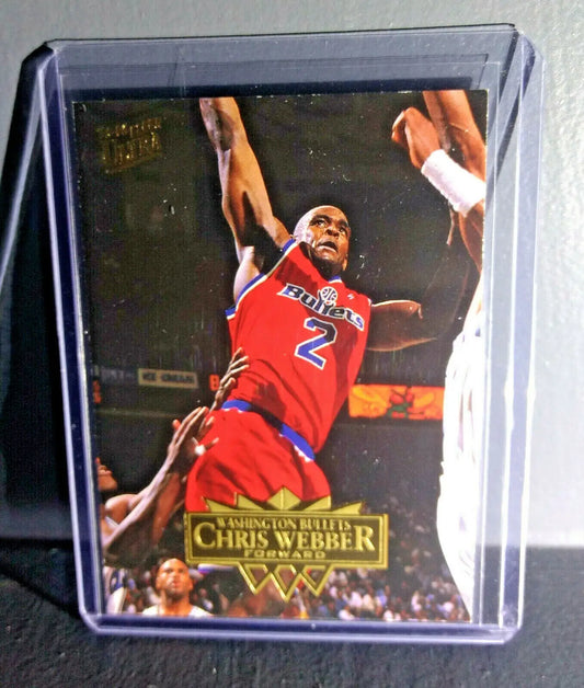 1995-96 Chris Webber Fleer Ultra #197 Basketball Card - Basketball Card Single