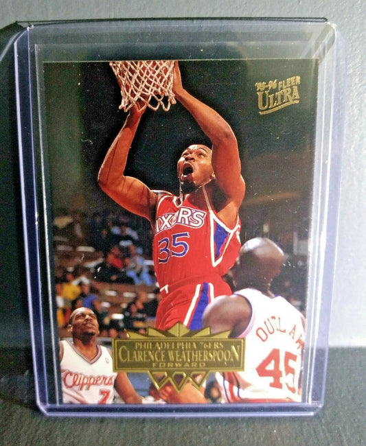 1995-96 Clarence Weatherspoon Fleer Ultra #135 Basketball Card - Basketball Card Single